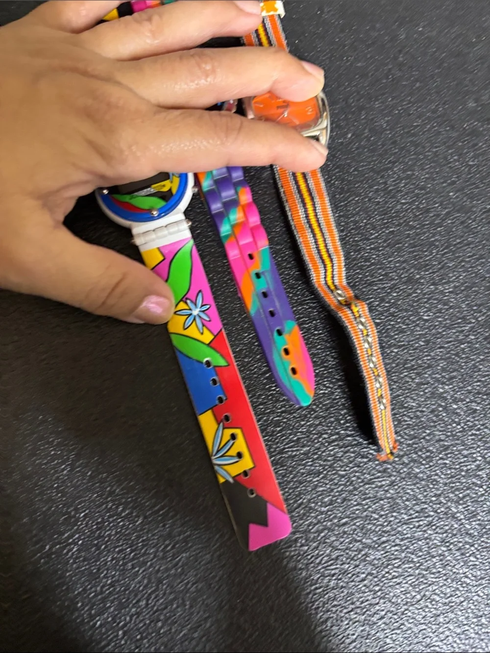 Y2K Retro Puma Accutime Jordache Colorful Silicone Watches Multicolor no battery